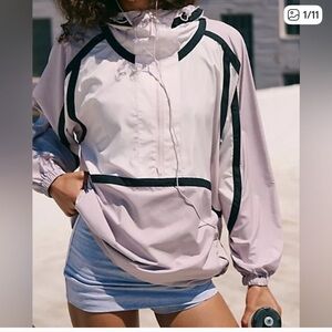 Free People FP Movement care In the Wind Jacket Sz L Large New